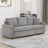 Kendal Sleeper Sofa Sectional Model Fm6965Gy-Sf-Pk By Furniture Of America